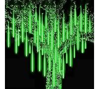 Aartner Outdoor Christmas Lights, Meteor Shower Lights Snow Falling Lights 12 inch 8 Tube Outside Christmas Lights for Xmas Tree Halloween Decorations Window Wedding Party