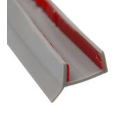 Aartner Skirting Board Kitchen Skirting Self Adhesive Plinth Sealing Strip, High Elasticity Silicone Rubber for 15mm 16mm 17mm 18mm Thickness Sealing Profile for Kitchen Plinth (Gray, 3M)