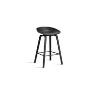 AAS32 Bar Stool H65 Black/Steel/ Black