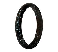 aaSccex 2.7mm Narrow Sequins Rings Couple Key Ring Hand Accessories Ring for Men Women Ring Clips Jewelry, F, Silica gel, No gemstones