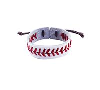 aaSccex For Bracelet Bracelet Genuine Rings by Athletes Cuff Bracelet Hand Sewn Leather Bracelet Classic Leather Softball Sport Bracelet Men Bracelet, one size, Leather, No Gemstone