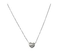 aaSccex Heart Locket Necklace, Cute Friendship Necklaces, 925 Sterling Love Necklace Female Minority Design Sense of Light Gentle Heart Clavicle Chain Necklaces for Mothers Day