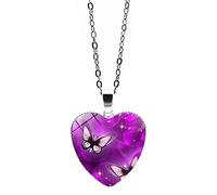 aaSccex Heart Locket Necklace for Women, Necklace Chains for Pendants Women, Silver Choker Necklaces Dainty Friendship Necklacess Locket Necklaces Girls Silver Choker Necklacess Chains Jewelry
