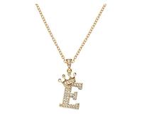 aaSccex Locket Necklace for Girls, Silver Cross Necklaces for Men Diamond, Dainty Gold Necklace Women 26 English Letters Full Pendant Necklacess Necklaces A Z 26 Alphabet Initial Necklacess Jewelry