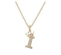 aaSccex Locket Necklace for Girls, Silver Cross Necklaces for Men Diamond, Dainty Gold Necklace Women 26 English Letters Full Pendant Necklacess Necklaces A Z 26 Alphabet Initial Necklacess Jewelry