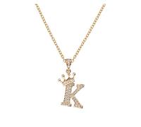 aaSccex Locket Necklace for Girls, Silver Cross Necklaces for Men Diamond, Dainty Gold Necklace Women 26 English Letters Full Pendant Necklacess Necklaces A Z 26 Alphabet Initial Necklacess Jewelry