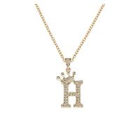 aaSccex Locket Necklace for Girls, Silver Cross Necklaces for Men Diamond, Dainty Gold Necklace Women 26 English Letters Full Pendant Necklacess Necklaces A Z 26 Alphabet Initial Necklacess Jewelry