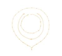 aaSccex Long Silver Necklaces for Women Trendy, Sexy Necklace Charming Women's Trendy Idea Multi-Layered Necklaces Pendants Friendship Necklace Personalised Necklacess for Women Choker Necklacess