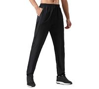 aaSccex Mens Work Trousers Slim Fit Chef Trousers Work Men Jogging Bottoms Men Loose Fit Walking Casual Cargo Hikingking Jogging Bottoms Lounge Pants Cuffed Clothes Tracksuit Black