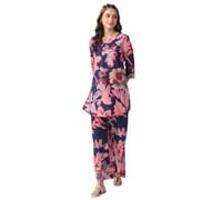Aashita Creations Women Ethnic Kurta Set | Fancy Pajama Set | Floral Printed Top & Pant Set | Full Pair Set | A-line Kurta Set for Women | Co-Ord Set_054