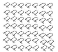 Aasta Heavy-Duty Steel D Shackle, Chain Link Hook for Boxing, MMA Training, Gym Equipment, Punch Bag Attachment (50)