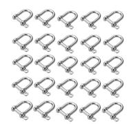 Aasta Heavy-Duty Steel D Shackle, Chain Link Hook for Boxing, MMA Training, Gym Equipment, Punch Bag Attachment (25)