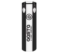 Aasta Unfilled Punch Bag, White/Black, Professional Boxing Training Equipment (5ft)
