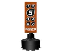 Aasta XL Free Standing Punch Bag Target 6ft - Heavy Duty Boxing, Kickboxing & MMA Training Punching Bag for Home Gym & Martial Arts Practice (Brown)