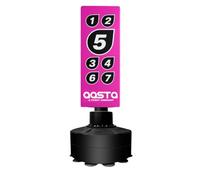 Aasta XL Free Standing Punch Bag Target 6ft - Heavy Duty Boxing, Kickboxing & MMA Training Punching Bag for Home Gym & Martial Arts Practice (Pink)