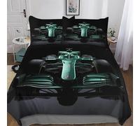 AASWDDS F1 Bedding Set Duvet Cover with Pillowcase Soft Microfiber Comforter Cover 3pcs For Boys, Girls And Teenagers Double (200x200cm)