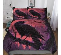 AASWDDS Viking Myth Duvet Cover Soft Cosy Quilt Cover Bedding Sets 3 Pieces With Pillowcase Easy Care Comforter Cover for Kids Adult King(220x240cm)