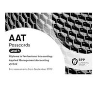 AAT Applied Management Accounting: Passcards