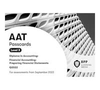 AAT Financial Accounting: Preparing Financial Statements: Passcards