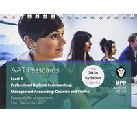AAT Management Accounting Decision & Control: Passcards
