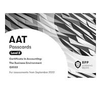 AAT The Business Environment: Passcards