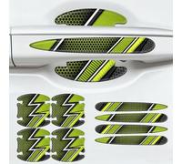 aAtfaa Car Door Handle Scratch Protector for Jaguar XF (X250 X260 2007-2025 2026), Paint Protection Film Cup Guard, Carbon Fiber Texture Handle Stripe Cover, Anti Scratch Sticker Pack,F