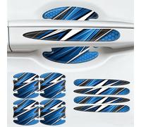 aAtfaa Car Door Handle Scratch Protector for Jaguar XF (X250 X260 2007-2025 2026), Paint Protection Film Cup Guard, Carbon Fiber Texture Handle Stripe Cover, Anti Scratch Sticker Pack,B