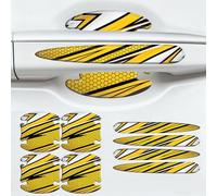 aAtfaa Car Door Handle Scratch Protector for Peugeot Boxer (X250 X290 2006-2025 2026), Paint Protection Film Cup Guard, Carbon Fiber Texture Handle Stripe Cover, Anti Scratch Sticker Pack,E