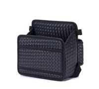 aAtfaa Car Seat Organizer for VW T Roc 2017-2020 2021 2022 2023 2024 2025 A1 A2, Hanging Between Seats Mesh Pocket Handbag Holder, Premium Leather Storage Bag Tissue Box Auto Trash Can,B