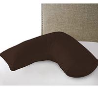 AATH COLLECTION Orthopaedic V-Shaped Pillow Support Nursing, With Extra Cushioning Luxury V Pillow Support For Head, Neck & Back (Chocolate)