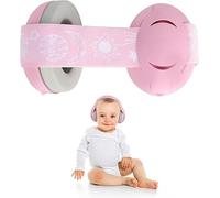 Aatif.L 2023 upgraded Baby Ear Defenders, Kids Earmuffs Noise Reduction for babies and toddlers from 0 to 36 months - Protect Infant Hearing Damage & Improve Sleep-Pink & Grey