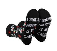 AATOP 1 Pairs Accountants Socks CPA Graduation Gift Auditor Gift Accounting Major Gifts CRUNCHING NUMBERS IS MY CARDIO Socks (Cotton, MY CARDIO 2uk)