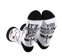 AATOP 2 Pairs FW Gift You Wouldn't Understand Socks FW Merch FW Dragon Inspired Socks FW Book Gift Dragon Book Gift (UK, Alpha, One Size, Regular, Regular, UNDERSTAND s 2)