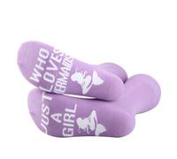 AATOP 2 Pairs Mermaid Socks For Women Girl Mermaid Lover Gift Girl Who Loves Mermaid Themed Sock Mermaid Gifts (LOVES MERMAIDS s ku)