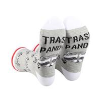 AATOP 2 Pairs Trash Panda Socks - Raccoon Gift for Wildlife Rescue Lovers (TRASH PANDA SKU)