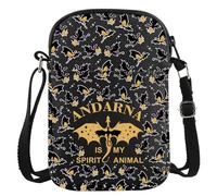 AATOP 4wing Dragon Inspired Crossbody Bag Dragon Rider Fantasy Reader Gift Dragon Bookish Gift Purse Wallet Bag (spirtanimal 3cb)