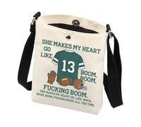 AATOP Boy O-Tommens Inspired Crossbody Bag Romance Book Bookish Gift For Reader Gift College Purse Shoulder Bag (SHE MAKES MY cb2)