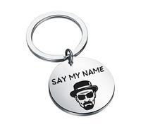 AATOP Crime TV Inspired Keychain Breaking Gift Bad Gift TV Show Fans Gift (Say MY name 1uk)