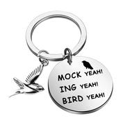 AATOP Dumb Dumber Inspired Keychain 90s Movie Gift Gift for Comedy Movie Fans (MOCK YEAH 1uk)
