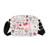 AATOP Eiffel Tower Crossbody Bag Paris Lover Gift Vacation Travel Gift Cute France Purse Bag Oh La La I Love Paris For Her (la la I love Paris 1hb)