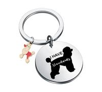 AATOP I Have Standards Poodle Keychain Poodle Mama Mom Gift Poodle Dog Lover Standard Poodle Gift (I HAVE Standards 1UK)