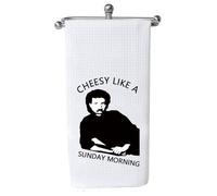 AATOP L-Richie Kitchen Towel Cheesy Like Sunday Morning Music Fans Gift Hello Is It Me You'Re Looking For Tea Dish Towel (SUNDAY MORNING 2U)