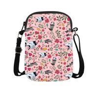 AATOP Opossum Crossbody Bag Screaming Opossum Themed Gift Opossum Lover Gift Opossum Gift For Women Opossum Shoulder Bag (Opossum 1CB)
