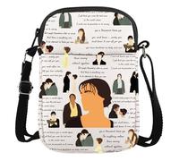 AATOP Romance Bookish Crossbody Bag Pride Movie Fan Gift Literatures Gift For Reader Bookworm Wallet Bag (you must know 3cb)