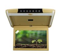 Aatraay 11.6in Car Roof Monitor, Ultra Thin LED Backlit with Adjustable Screen Orientation 90 Degrees, Supports USB SD HD Display FM Radio, for DC12V 24V Vehicle