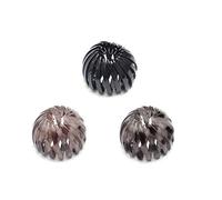 Aatraay Bird Shaped Hair, Vintage Geometric Hair Loops Ponytail Holder with Adjustable Teeth for Women Girls, 3pcs for Weddings Parties (1PCS Big Red) (3PCS (light coffee, deep coffee, bright black))
