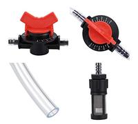 Aatraay Venturi Fertilizer Injector Kit, Plastic, G3/4 Thread, Pressure Powered, Adjustable, Includes Tube, Switch, Filter, 7.55ft Hose, 187g, Aatraaygrzeb4xoip
