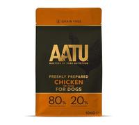 AATU 80/20 Complete Dry Dog Food, Chicken 10kg - Dry Food Alternative to Raw Feeding, High Protein. No Nasties, No Fillers. (Packaging may vary).