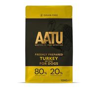 AATU 80/20 Complete Dry Dog Food, Turkey 10kg - Dry Food Alternative to Raw Feeding, High Protein. No Nasties, No Fillers.