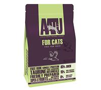 AATU 85/15 Complete Dry Cat Food, Duck 3kg - High Protein, Grain Free Recipe, No Artificial Ingredients
